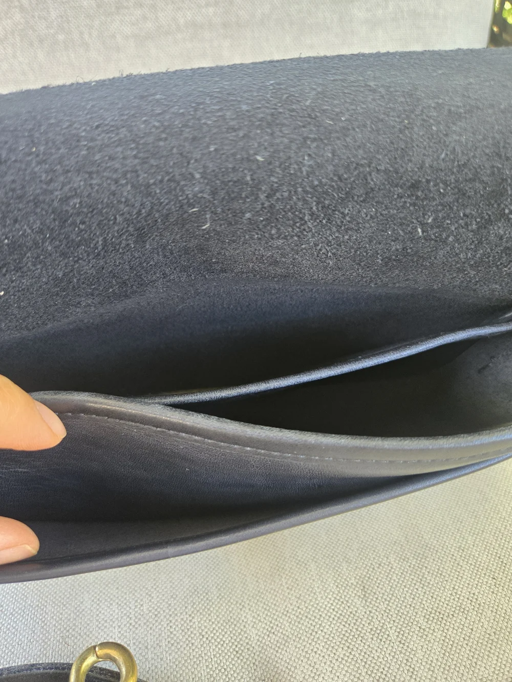 Vintage Coach Penny Pocket Purse 9755 Navy - Picture 6 of 11